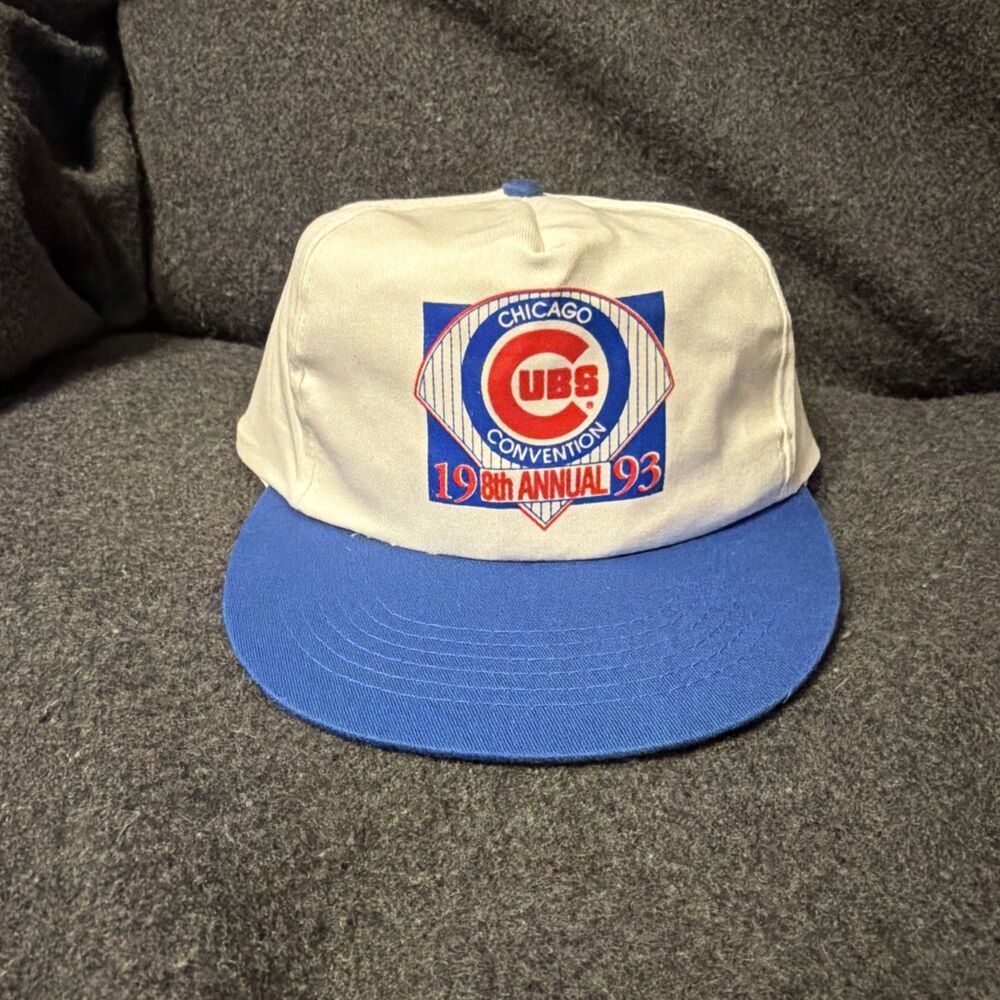 Vintage Chicago Cubs Hat 1993 Convention 8th Annual SnapBack Pepsi Trucker Cap
